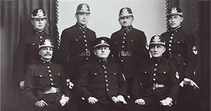 Obr: Policie a četnictvo<br>v Lysé nad Labem