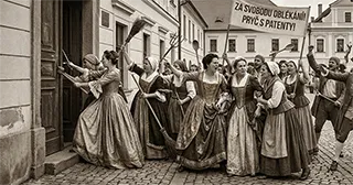 Obr: Vzpoura žen v Lysé